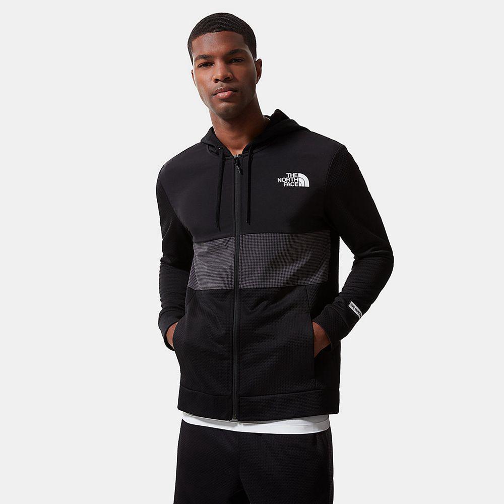 The North Face Mountain Athletics Overlay Ανδρικα Μπουφάν Fleece - Μαυρα (WQLR90715)